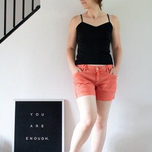 Coral Anthropology Shorts with lots of Pockets(27)